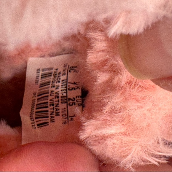 NEW! Nike Air Force 1 One Unisex Sneakers  (TD) Fuzzy Lined Pink Size 8C - Picture 11 of 11